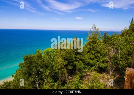 Inspiration Point, Arcadia, Michigan Stockfoto