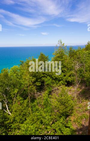 Inspiration Point, Arcadia, Michigan Stockfoto