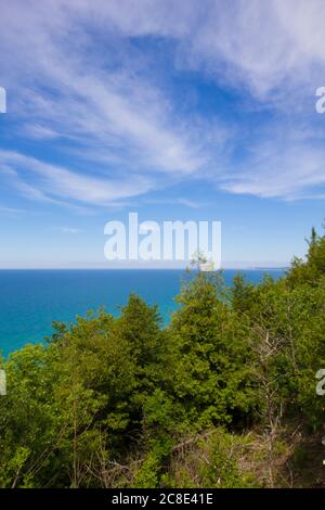 Inspiration Point, Arcadia, Michigan Stockfoto