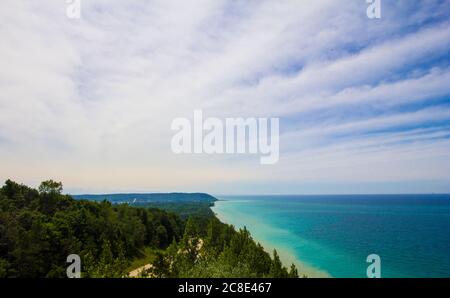 Inspiration Point, Arcadia, Michigan Stockfoto