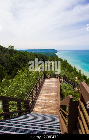 Inspiration Point, Arcadia, Michigan Stockfoto