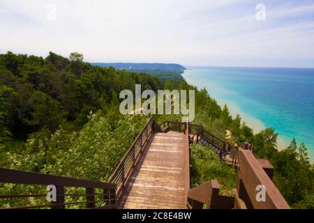Inspiration Point, Arcadia, Michigan Stockfoto
