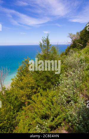 Inspiration Point, Arcadia, Michigan Stockfoto