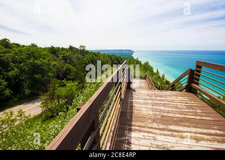 Inspiration Point, Arcadia, Michigan Stockfoto
