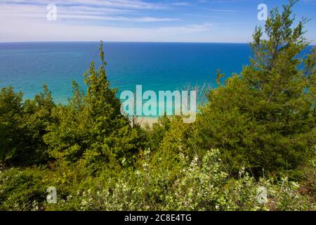 Inspiration Point, Arcadia, Michigan Stockfoto