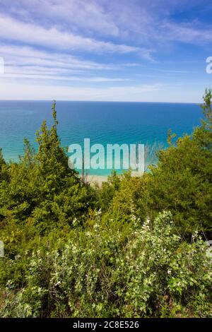 Inspiration Point, Arcadia, Michigan Stockfoto