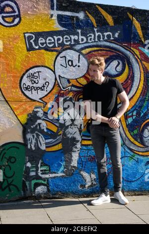 Schauspieler Christian Richard Bauer, Hamburg, Imperial Theatre, Ohnsorg Theatre, Reeperbahn, 23.07.2020 Stockfoto