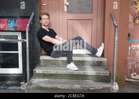 Schauspieler Christian Richard Bauer, Hamburg, Imperial Theatre, Ohnsorg Theatre, Reeperbahn, 23.07.2020 Stockfoto