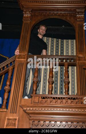 Schauspieler Christian Richard Bauer, Hamburg, Imperial Theatre, Ohnsorg Theatre, Reeperbahn, 23.07.2020 Stockfoto