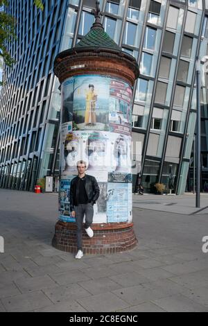 Schauspieler Christian Richard Bauer, Hamburg, Imperial Theatre, Ohnsorg Theatre, Reeperbahn, 23.07.2020 Stockfoto