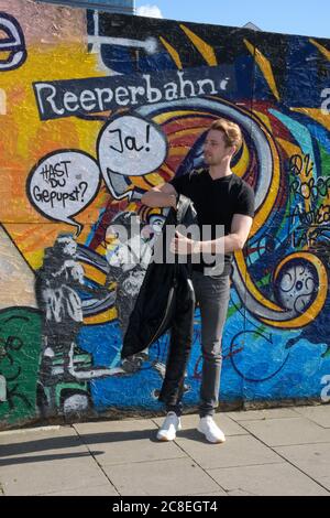 Schauspieler Christian Richard Bauer, Hamburg, Imperial Theatre, Ohnsorg Theatre, Reeperbahn, 23.07.2020 Stockfoto