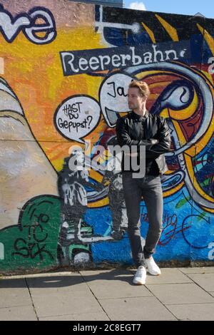 Schauspieler Christian Richard Bauer, Hamburg, Imperial Theatre, Ohnsorg Theatre, Reeperbahn, 23.07.2020 Stockfoto