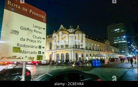 Alter Markt in Porto Alegre, Stadtzentrum, Brasilien Stockfoto