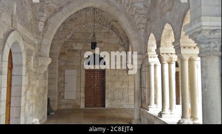 Kirche der Geburt, Bethlehem, Palästina. Stockfoto