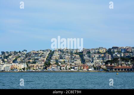 Stadtansicht von San Francisco von USA Stockfoto