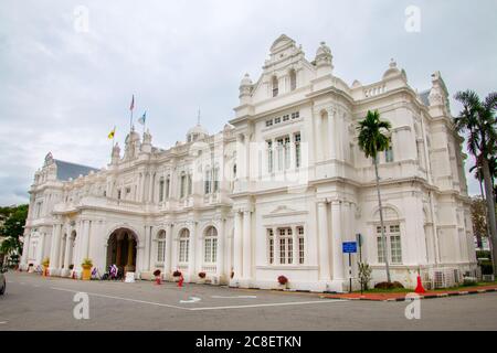 Geschäfte auf dem Markt in Little india Street, george Stadt, penang, malaysia, asien, china Stadt, penang Straßen und Denkmäler Stockfoto