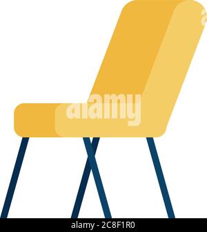 Stuhl Büro Möbel isoliert Symbol Vektor Illustration Design Stock Vektor