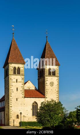 Kirche St. Peter und Paul, Insel Reichenau, Niederzell, Bodensee, Baden-Württemberg, Deutschland Stockfoto