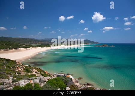 Geographie / Reisen, Italien, Sardinien, Chia, Baia Chia, Costa del Sud, Additional-Rights-Clearance-Info-not-available Stockfoto