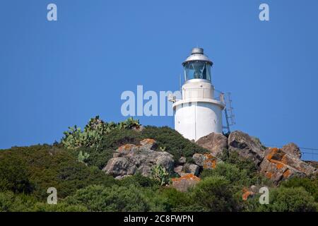 Geographie / Reisen, Italien, Sardinien, Südküste, Provinz Cagliari, Castiadas, Villasimius, Punta San, Additional-Rights-Clearance-Info-not-available Stockfoto