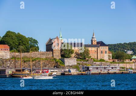 Festung Akershus, Akersneset Halbinsel, Oslo, Norwegen Stockfoto