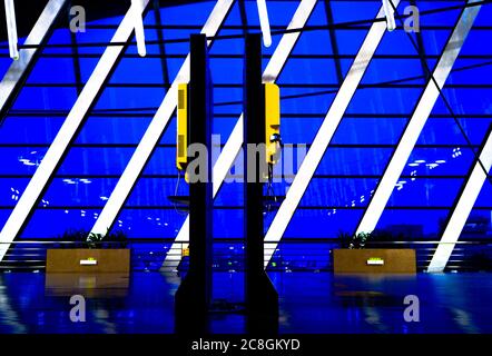 Shanghai International Airport Pudong Terminal Stockfoto