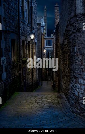 Anker in der Nähe, Royal Mile, Edinburgh Stockfoto