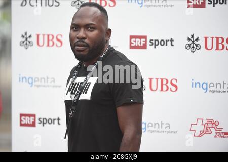 Bern, Wankdorf. Juli 2020. 24.07.2020, Bern, Wankdorf-Stadion, Leichtathletik: Citius Champs Bern Meeting, Alex Wilson. Kredit: SPP Sport Presse Foto. /Alamy Live Nachrichten Stockfoto