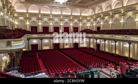 Im Royal Concertgebouw, Amsterdam, Niederlande. Stockfoto