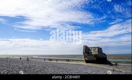 Le Hourdel, Cayeux sur Mer, Somme, Hauts-de-France, Frankreich Stockfoto