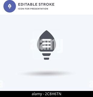 Hinduismus Icon Vektor, gefüllt flaches Zeichen, solides Piktogramm isoliert auf weiß, Logo-Illustration. Hinduismus Symbol für die Präsentation. Stock Vektor