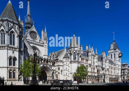 England, London, Holborn, The Strand, The Royal Courts of Justice Stockfoto
