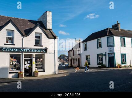 Wigtown Stadtzentrum, Wigtown, Dumfries & Galloway, Schottland. Stockfoto