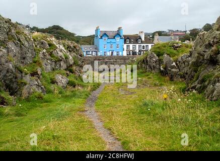 Das Waterfront Hotel Portpatrick, Dumfries & Galloway. Stockfoto