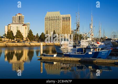 Thunfisch-Hafen, San Diego, Kalifornien, USA Stockfoto