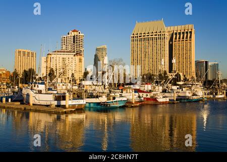 Thunfisch-Hafen, San Diego, Kalifornien, USA Stockfoto