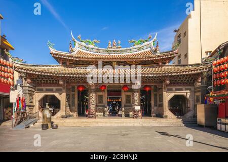 Lugang Mazu Tempel in Lugang Township, changhua, taiwan. Die Übersetzung des chinesischen Textes ist Lugang Mazu Tempel. Stockfoto