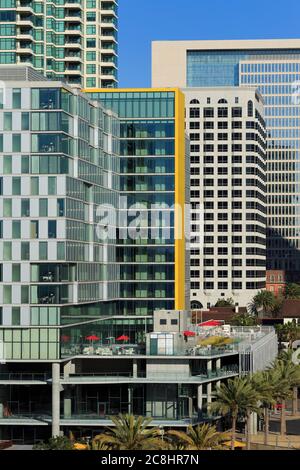 Residence Inn Hotel, Harbor Drive, San Diego, Kalifornien, USA Stockfoto