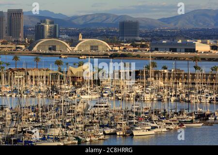 Skyline von Point Loma, San Diego, Kalifornien, USA Stockfoto