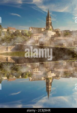 Saint Emilion Weinregion Frankreich Stockfoto