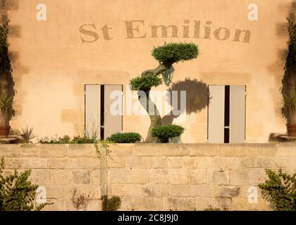 Saint Emilion Haus Frankreich Stockfoto