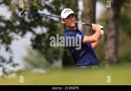 Italiens Renato Paratore während des vierten Tages der Betfred British Masters im Close House Golf Club, Newcastle. Stockfoto