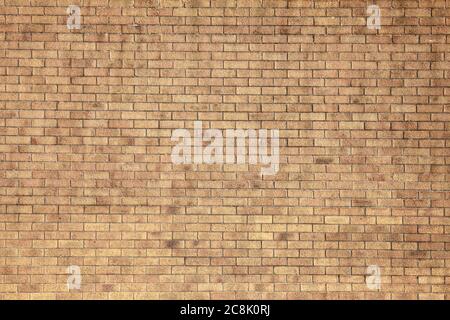 Moderne große gelbe Ziegelwand Textur Hintergrund Stock Foto Stockfoto