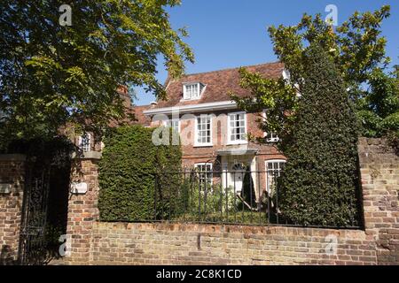 The Homestead House, Church Road, Barnes, London, SW13, Großbritannien Stockfoto