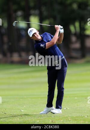 Italiens Renato Paratore während des vierten Tages der Betfred British Masters im Close House Golf Club, Newcastle. Stockfoto