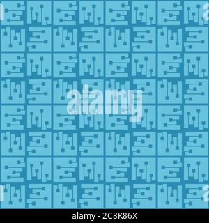 Einfache flache nahtlose Muster wird Aufmerksamkeit erregen und verwandeln jede Oberfläche. Geeignet für Web, Anzeigen, Textilien, bedruckte Waren und für jedes Design-Projekt Stock Vektor