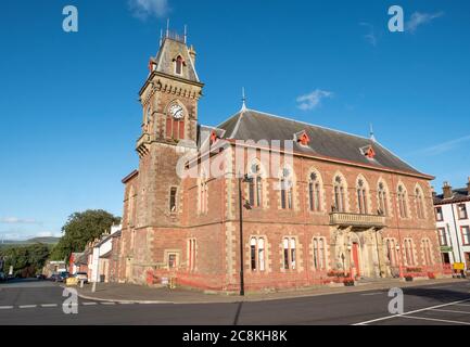 Wigtown Town Hall, Wigtown, Dumfries & Galloway, Schottland. Stockfoto