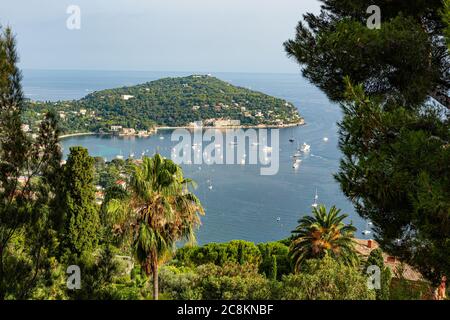 Erstaunliche Cote d Azur Küste in Frankreich Stockfoto