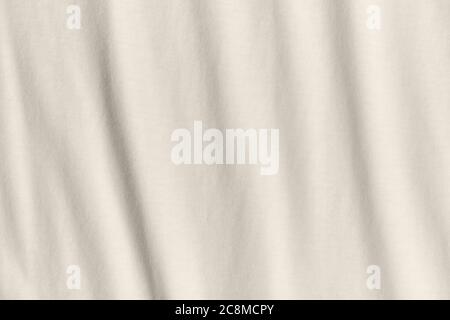 Textur und Hintergrund des Stoffes Crumpled Grey. Stockfoto