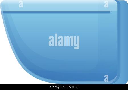 Symbol für Bidet an der Wand. Cartoon von Wand Bidet Vektor-Symbol für Web-Design isoliert auf weißem Hintergrund Stock Vektor